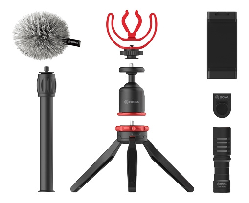 BOYA Vlogging Kit i gruppen Elektronikk / Lyd & Bilde / Håndholdte mikrofoner hos TP E-commerce Nordic AB (C13963)