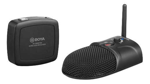 BOYA 2.4 GHz trådløs konferansemikrofon i gruppen Elektronikk / Lyd & Bilde / Håndholdte mikrofoner hos TP E-commerce Nordic AB (C13991)