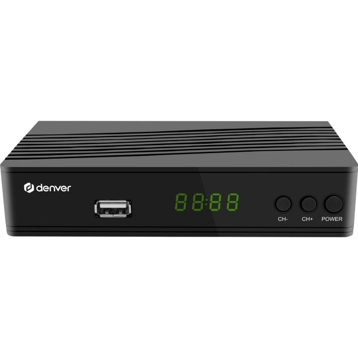Denver DVB-T2-Box H.265 FTA Boxer USB medieinngang i gruppen Elektronikk / Lyd & Bilde / TV og tilbehør / Smart-TV hos TP E-commerce Nordic AB (C14070)
