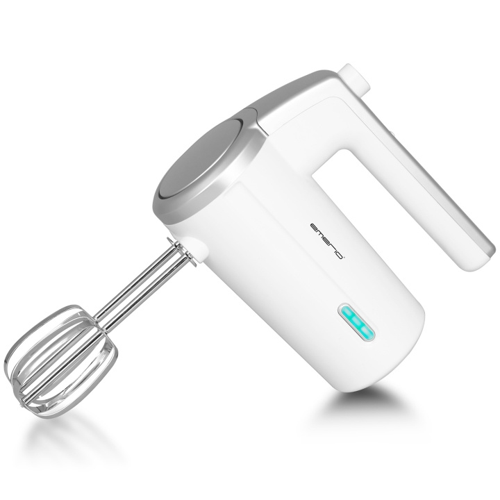 Emerio Oppladbar elektrisk visp hvit i gruppen HJEM, HUS OG HAGE / Husholdningsapparater / Matprosessorer og kjøkkenassistenter / Håndmiksere hos TP E-commerce Nordic AB (C14079)