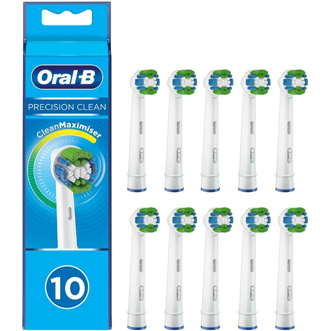 Oral B Borsthuvud Precision Clean 10s i gruppen HELSE OG SKJØNNHET / Munnpleie / Elektriske tannbørster tilbehør hos TP E-commerce Nordic AB (C14121)
