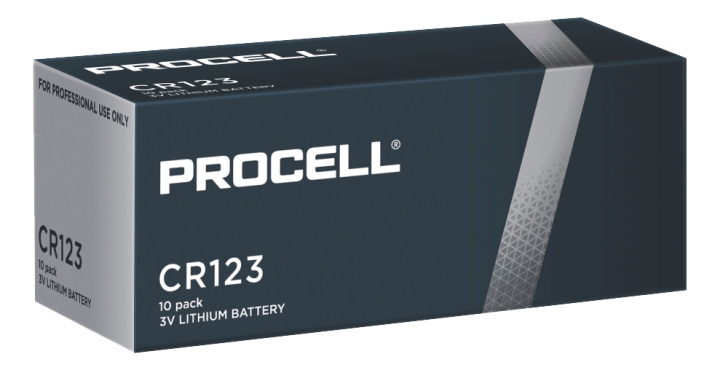 Procell High Power Lithium CR123, 10 pcs i gruppen Elektronikk / Batterier & Ladere / Batterier / Andre hos TP E-commerce Nordic AB (C14238)