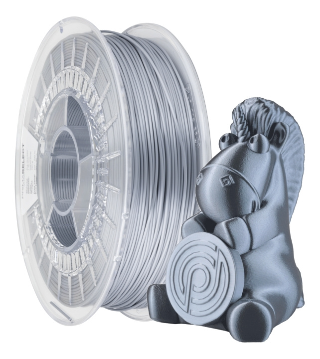 PrimaSelect PLA Glossy, 1,75 mm, 750 g, flytende sølv i gruppen Datautstyr / Skrivere og tilbehør / Skrivere / 3D-skrivere og tilbehør / Tillbehör hos TP E-commerce Nordic AB (C14254)
