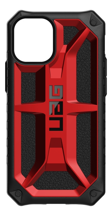 UAG iPhone 12 Mini Monarch Cover Crimson i gruppen SMARTTELEFON & NETTBRETT / Mobilbeskyttelse / Apple / iPhone 12 Mini / Deksel hos TP E-commerce Nordic AB (C14351)