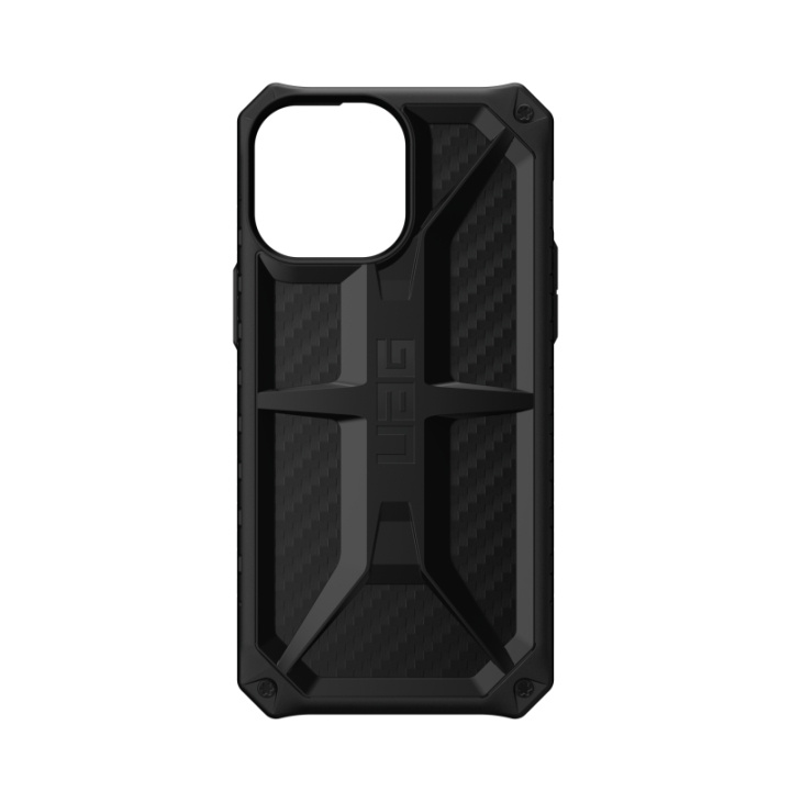 UAG iPhone 13 Pro Max Monarch Cover, Carbon Fiber i gruppen SMARTTELEFON & NETTBRETT / Mobilbeskyttelse / Apple / iPhone 13 Pro Max / Deksel hos TP E-commerce Nordic AB (C14469)