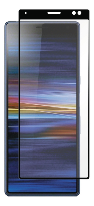 Panzer Sony Xperia 10 Plus, Full-Fit Glass, Black i gruppen SMARTTELEFON & NETTBRETT / Mobilbeskyttelse / Sony hos TP E-commerce Nordic AB (C14486)