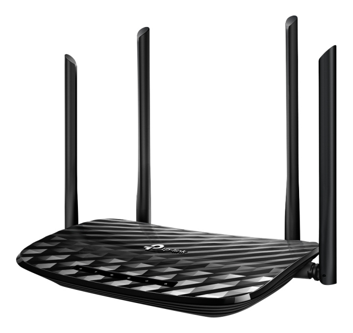 tplink Archer C6 AC1200 trådløs MU-MIMO Gbit 2,4/5GHz 4xRJ45 i gruppen Datautstyr / Nettverk / Routere hos TP E-commerce Nordic AB (C14515)