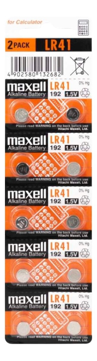 Maxell LR41 10-pack i gruppen Elektronikk / Batterier & Ladere / Batterier / knappcelle hos TP E-commerce Nordic AB (C14528)