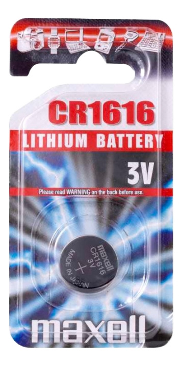 Maxell Lithium CR1616 1p i gruppen Elektronikk / Batterier & Ladere / Batterier / knappcelle hos TP E-commerce Nordic AB (C14530)