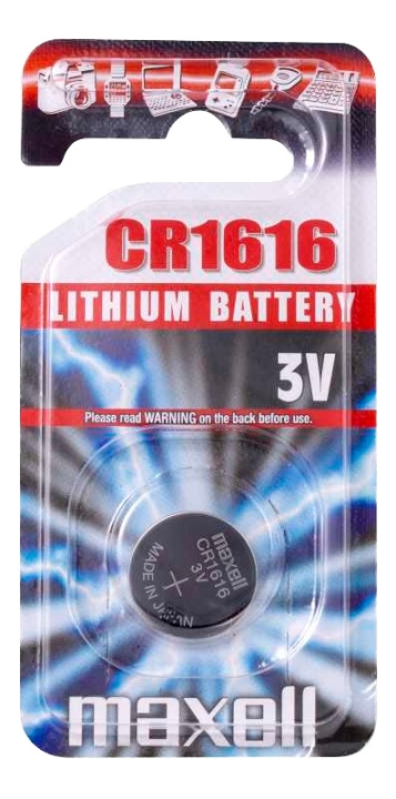 Maxell Litium CR1616 1p i gruppen Elektronikk / Batterier & Ladere / Batterier / knappcelle hos TP E-commerce Nordic AB (C14530)