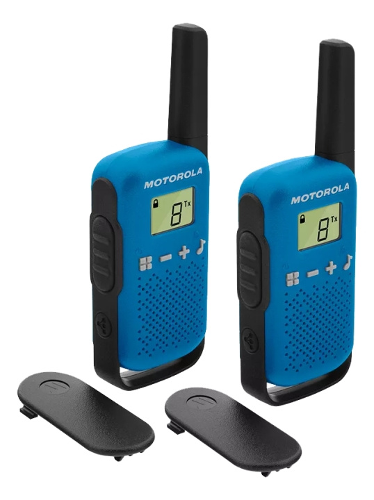 Motorola TLKR T42 Talkabout Blue i gruppen SPORT, FRITID & HOBBY / Friluftsliv / Walkie talkie hos TP E-commerce Nordic AB (C14631)