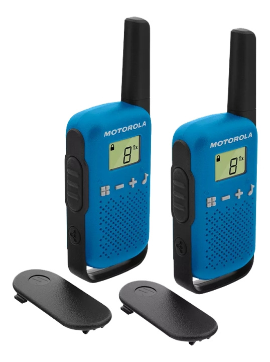 Motorolaløsninger TLKR T42 Talkabout blå i gruppen SPORT, FRITID & HOBBY / Friluftsliv / Walkie talkie hos TP E-commerce Nordic AB (C14631)