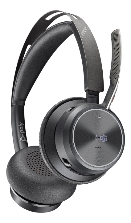 poly Voyager Focus 2 UC, Stereo, MS USB-A via Blth i gruppen Datautstyr / Datamaskin Tilbehør / Headset hos TP E-commerce Nordic AB (C14645)