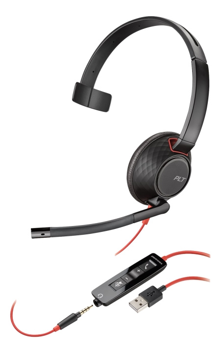 poly Blackwire 5210, Mono, USB-A i gruppen Datautstyr / Datamaskin Tilbehør / Headset hos TP E-commerce Nordic AB (C14649)