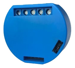 Shelly 1 Innfelt WiFi-bryter, 1 kanal, kompakt, blå i gruppen HJEM, HUS OG HAGE / El og belysning / Elinstallasjon / Strømbrytere hos TP E-commerce Nordic AB (C14667)