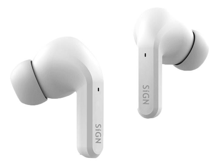 SiGN Freedom Pro Wireless Headphones - White i gruppen Elektronikk / Lyd & Bilde / Hodetelefoner & Tilbehør / Hodetelefoner hos TP E-commerce Nordic AB (C14682)