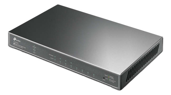 tplink JetStream™ 8-port Gigabit Smart Switch med 4-porter PoE+ i gruppen Datautstyr / Nettverk / Switcher hos TP E-commerce Nordic AB (C14703)