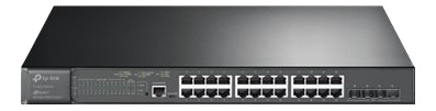 tplink JetStream - V1 - svitsj - Administrert - 24 x 10/100/1000 (PoE+) i gruppen Datautstyr / Nettverk / Switcher hos TP E-commerce Nordic AB (C14708)