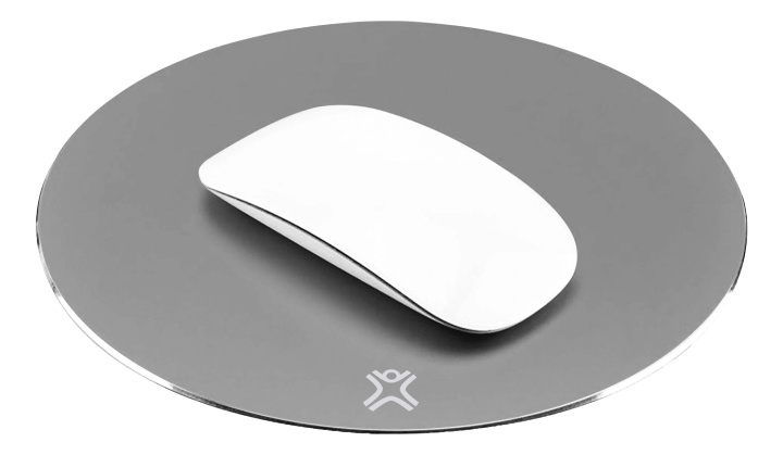XtremeMac Runde musematter i aluminium - Space Grey i gruppen Datautstyr / Mus & Tastatur / Musematte hos TP E-commerce Nordic AB (C14734)