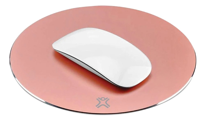 ROUND ALUMINUM MOUSE PADS - Rose Gold i gruppen Datautstyr / Mus & Tastatur / Musematte hos TP E-commerce Nordic AB (C14735)