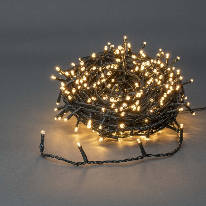 Nedis Julebelysning | Streng | 320 LED\'s | Varm Hvit | 24.00 m | Lyseffekter: 7 | Innendørs eller utendørs | Nettstrøm drevet i gruppen Elektronikk / Lys / LED sløyfer hos TP E-commerce Nordic AB (C14788)