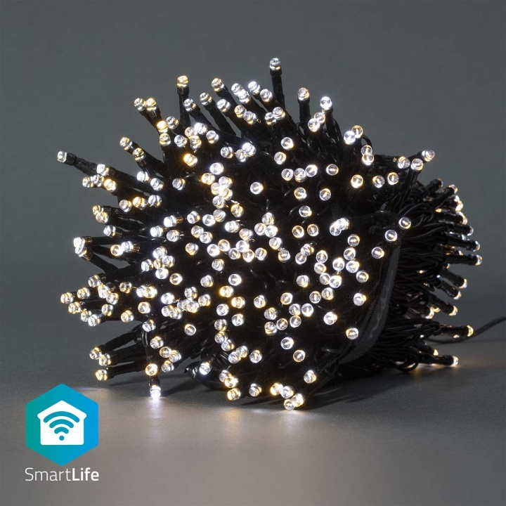 Nedis SmartLife Julelys | Streng | Wi-Fi | Varm til avkjølt hvitt | 400 LED\'s | 20.0 m | Android™ / IOS i gruppen HJEM, HUS OG HAGE / Smarthus / Smart belysning hos TP E-commerce Nordic AB (C14825)