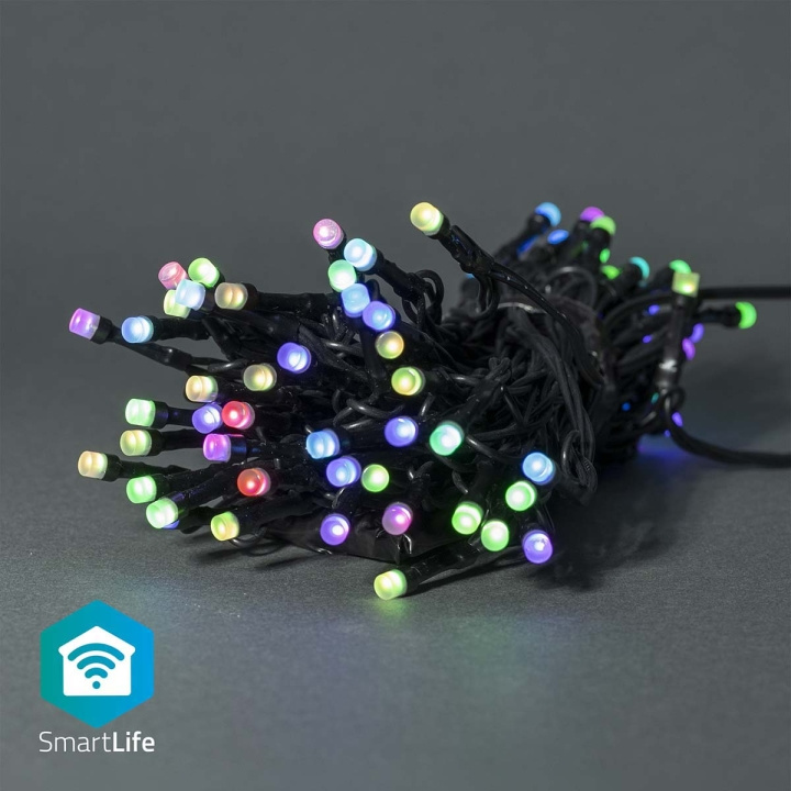 Nedis SmartLife Julelys | Streng | Wi-Fi | RGB | 42 LED\'s | 5.00 m | Android™ / IOS i gruppen HJEM, HUS OG HAGE / Smarthus / Smart belysning hos TP E-commerce Nordic AB (C14826)