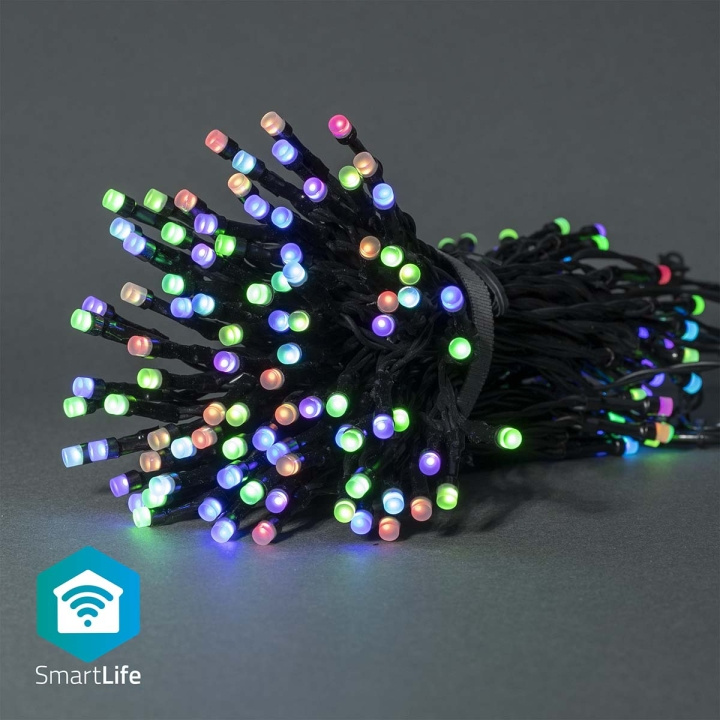 Nedis SmartLife Julelys | Streng | Wi-Fi | RGB | 84 LED\'s | 10.0 m | Android™ / IOS i gruppen HJEM, HUS OG HAGE / Smarthus / Smart belysning hos TP E-commerce Nordic AB (C14827)