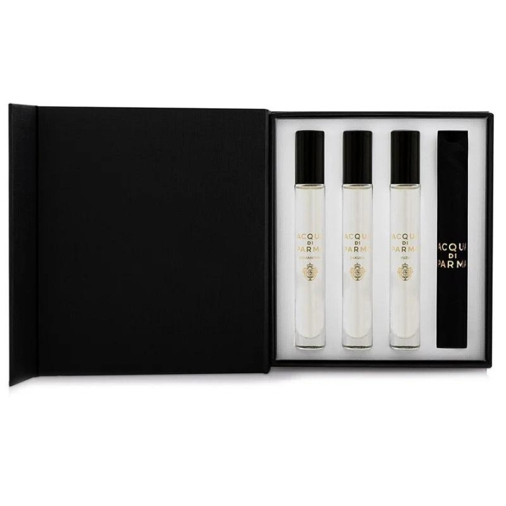Acqua Di Parma Gavesett Acqua Di Parma Camelia Edp 7ml + Yuzu Edp 7ml + Osmanthus Edp 7ml i gruppen HELSE OG SKJØNNHET / Duft og parfyme / Parfyme / Parfyme for henne hos TP E-commerce Nordic AB (C14874)