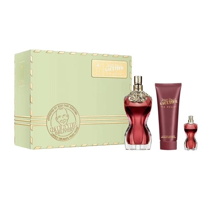 Jean Paul Gaultier Gavesett La Belle Edp 50ml + Body Lotion 75ml + Edp 6ml i gruppen HELSE OG SKJØNNHET / Gavesett / Gavesett for henne hos TP E-commerce Nordic AB (C14875)