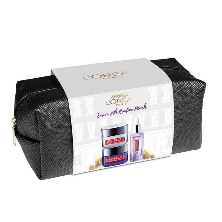 L\'Oreal LOréal Paris Revitalift Filler Serum 24H Routine-pose i gruppen HJEM, HUS OG HAGE / Baderom / Toalettmapper hos TP E-commerce Nordic AB (C14885)