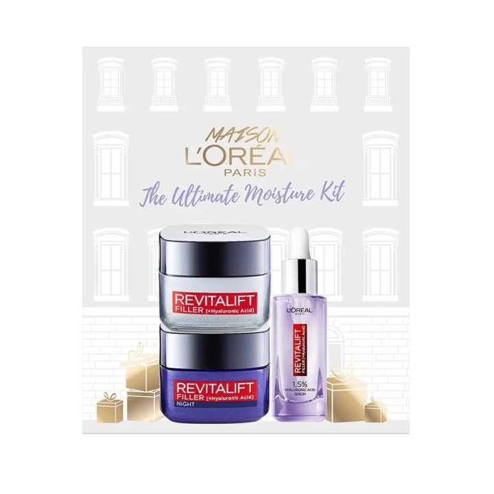 L’Oréal Paris The Ultimate Moisture Kit i gruppen HELSE OG SKJØNNHET / Gavesett / Gavesett for henne hos TP E-commerce Nordic AB (C14888)