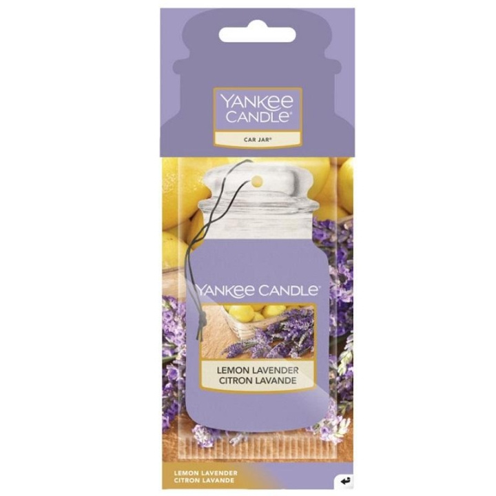 Yankee Candle Car Jar Air Freshener Lemon Lavender i gruppen HELSE OG SKJØNNHET / Duft og parfyme / Andre dufter / Duftlys hos TP E-commerce Nordic AB (C14984)