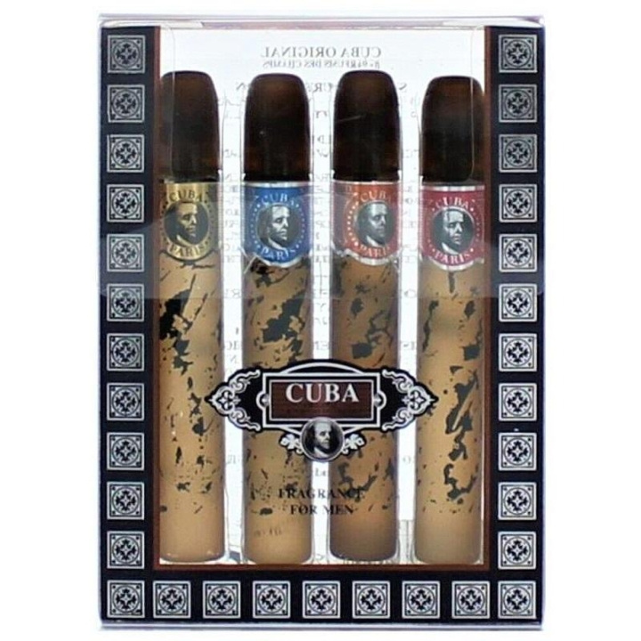 Cuba Cuba Gavesett Paris Miniatures 4 x 5 ml i gruppen HELSE OG SKJØNNHET / Duft og parfyme / Parfyme / Parfyme for han hos TP E-commerce Nordic AB (C15041)