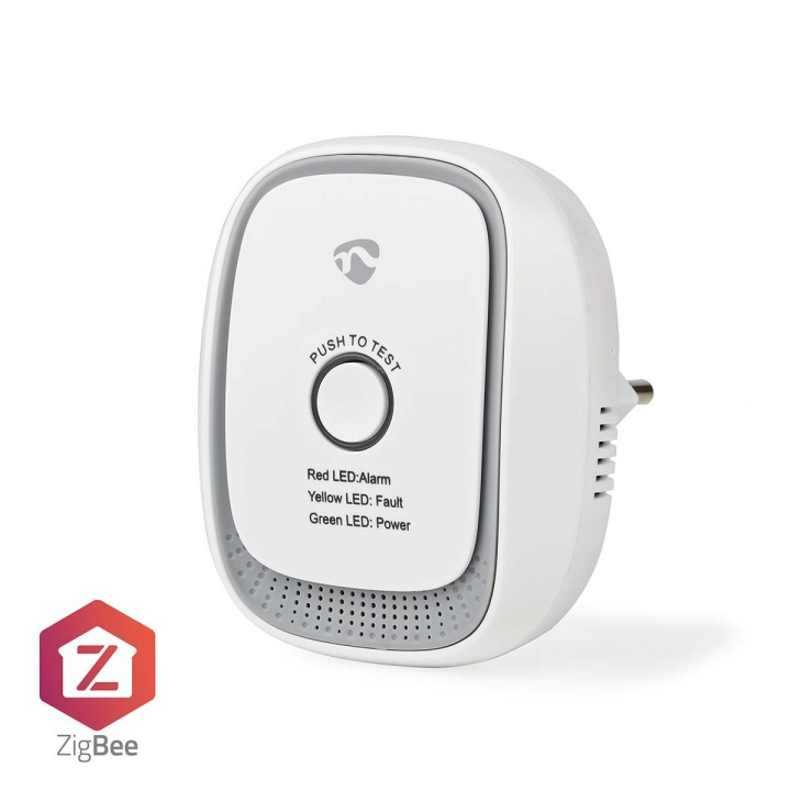 Nedis SmartLife Gassdetektor | Zigbee 3.0 | Nettstrøm drevet | Sensorlivssyklus: 5 år | EN 50194-1:2009 | Android™ / IOS | Med test knapp | 75 dB | Hvit i gruppen HJEM, HUS OG HAGE / Alarm, Sikkerhet og overvåking / Brann, røyk, gass / Brannvarslere hos TP E-commerce Nordic AB (C15077)