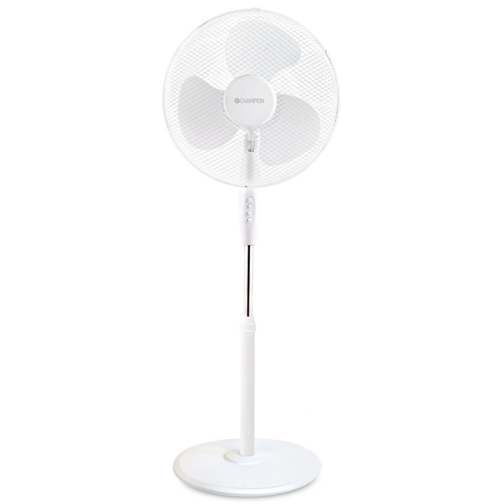 Champion Gulvvifte 40 cm GF120 Hvit i gruppen HJEM, HUS OG HAGE / Vifter og klimaprodukter / Gulvvifte hos TP E-commerce Nordic AB (C15084)