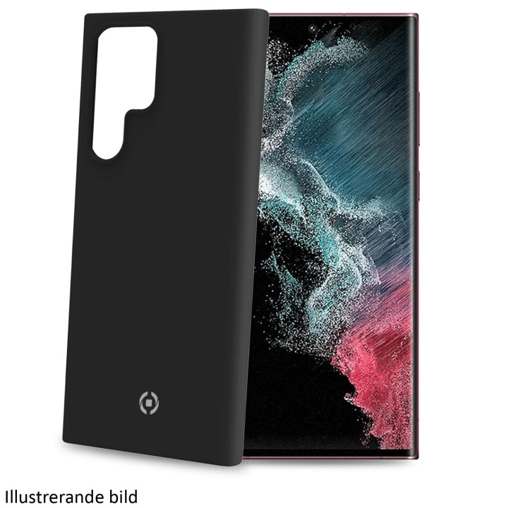 Celly Cromo Soft gummideksel Galaxy S23 Ultra 5G Sv i gruppen SMARTTELEFON & NETTBRETT / Mobilbeskyttelse / Samsung hos TP E-commerce Nordic AB (C15126)