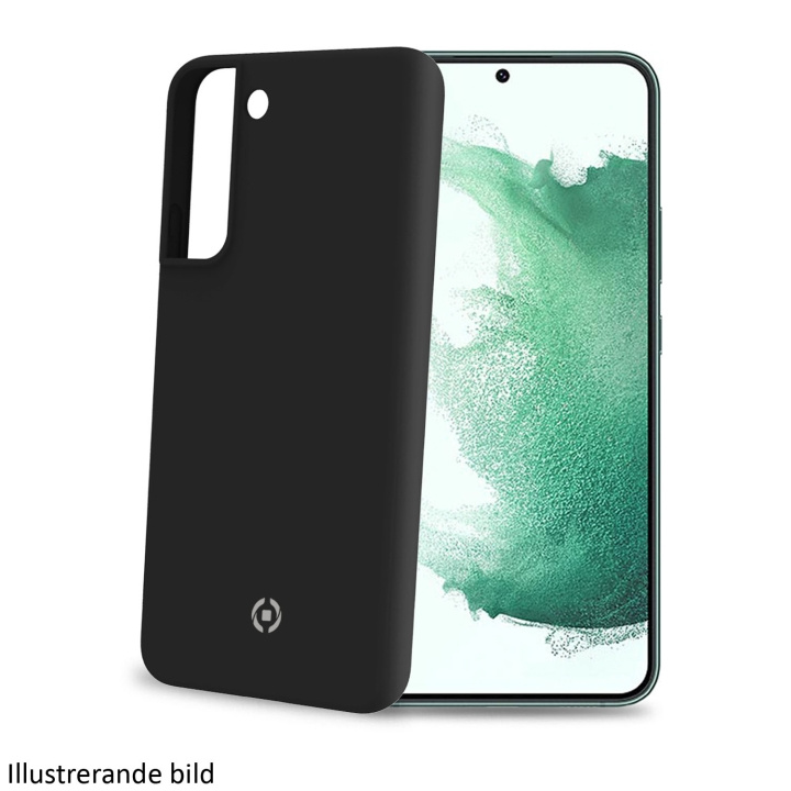 Celly Cromo Soft gummideksel Galaxy S23+ 5G Svart i gruppen SMARTTELEFON & NETTBRETT / Mobilbeskyttelse / Samsung hos TP E-commerce Nordic AB (C15127)