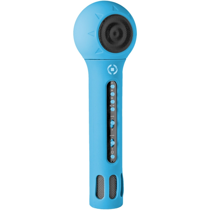 Celly Mikrofon med Bluetooth-høyttaler Blå i gruppen Elektronikk / Lyd & Bilde / Høyttalere & tilbehør / Bluetooth-høyttalere / Bærbare høyttalere hos TP E-commerce Nordic AB (C15139)