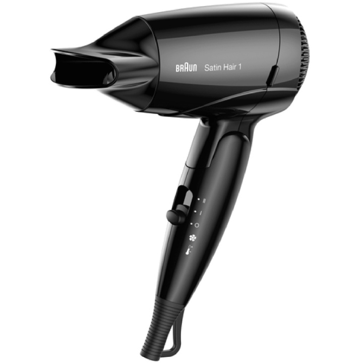 Braun Satin Hair 1 HD130 Hårføner i gruppen HELSE OG SKJØNNHET / Hår & styling / Stylingverktøy / Hårfønere hos TP E-commerce Nordic AB (C15164)