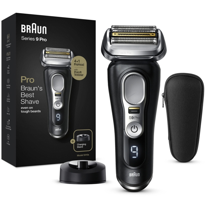 Braun Series 9 9410s barbermaskin i gruppen HELSE OG SKJØNNHET / Hår & styling / Barbering og trimming / Barbermaskiner hos TP E-commerce Nordic AB (C15170)