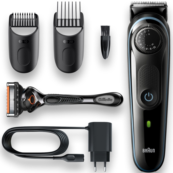Braun Skjeggtrimmer BT5340 i gruppen HELSE OG SKJØNNHET / Hår & styling / Barbering og trimming / Skjeggtrimmere og tilbehør hos TP E-commerce Nordic AB (C15175)