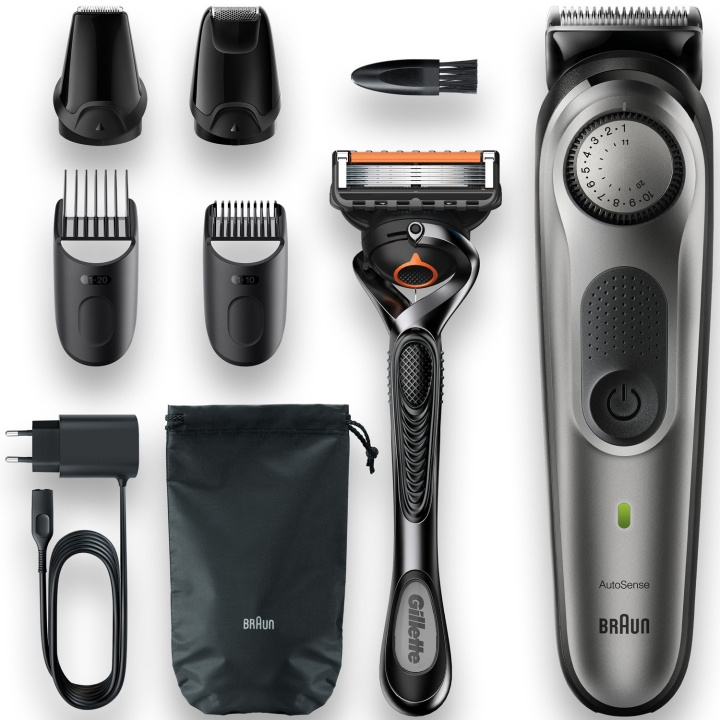 Braun Skjeggtrimmer serie 7 BT7320 i gruppen HELSE OG SKJØNNHET / Hår & styling / Barbering og trimming / Skjeggtrimmere og tilbehør hos TP E-commerce Nordic AB (C15177)