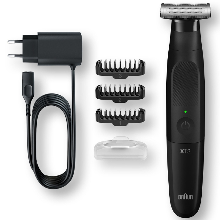 Braun Skjeggtrimmer Series X XT3100 i gruppen HELSE OG SKJØNNHET / Hår & styling / Barbering og trimming / Skjeggtrimmere og tilbehør hos TP E-commerce Nordic AB (C15182)