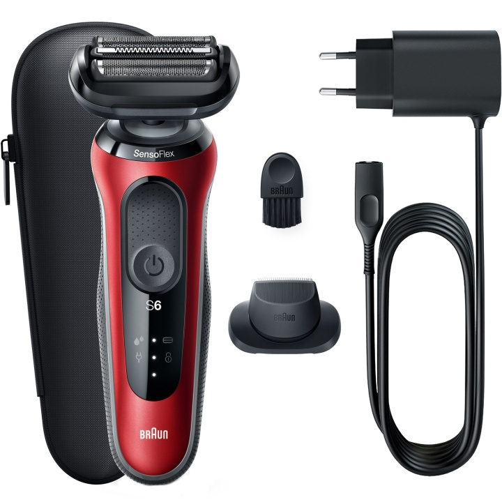 Braun Series 6 61-R1200s barbermaskin i gruppen HELSE OG SKJØNNHET / Hår & styling / Barbering og trimming / Barbermaskiner hos TP E-commerce Nordic AB (C15186)