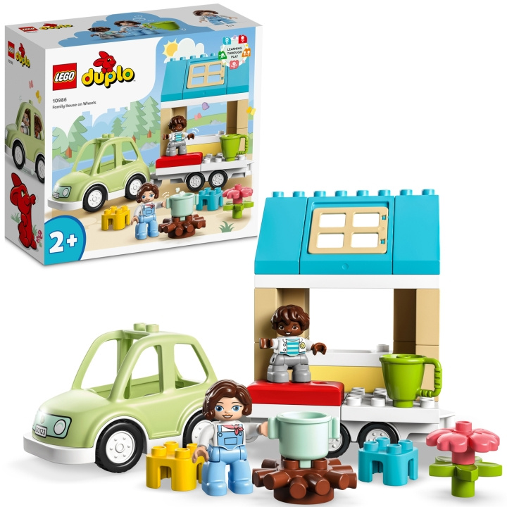 Lego DUPLO Town Familiehus på hjul 10986 i gruppen LEKER, BARN OG BABY / Leker / Byggeleker / Lego hos TP E-commerce Nordic AB (C15294)