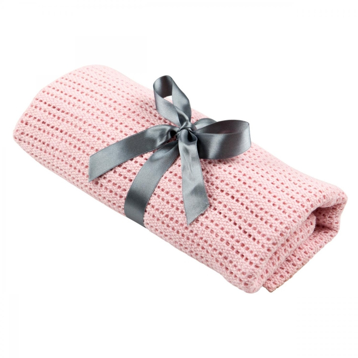 NG Baby Rutenettpledd Rosa 75x100cm i gruppen LEKER, BARN OG BABY / Barnetekstiler / Babytepper hos TP E-commerce Nordic AB (C15300)