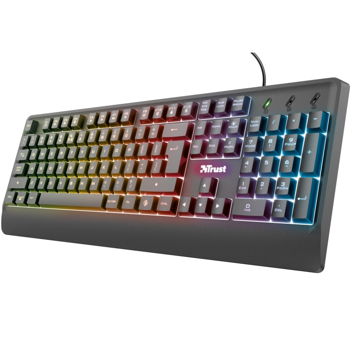 Trust Ziva Gaming-tastatur LED Nordic i gruppen Datautstyr / GAMING / Tastatur hos TP E-commerce Nordic AB (C15322)