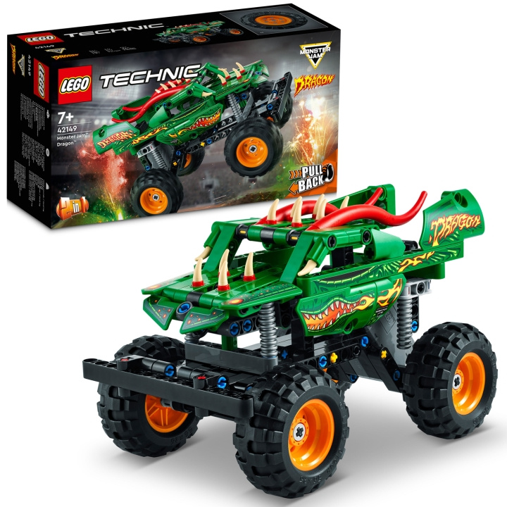 Lego Technic - Monster Jam Drage 42149 i gruppen LEKER, BARN OG BABY / Leker / Byggeleker / Lego hos TP E-commerce Nordic AB (C15352)