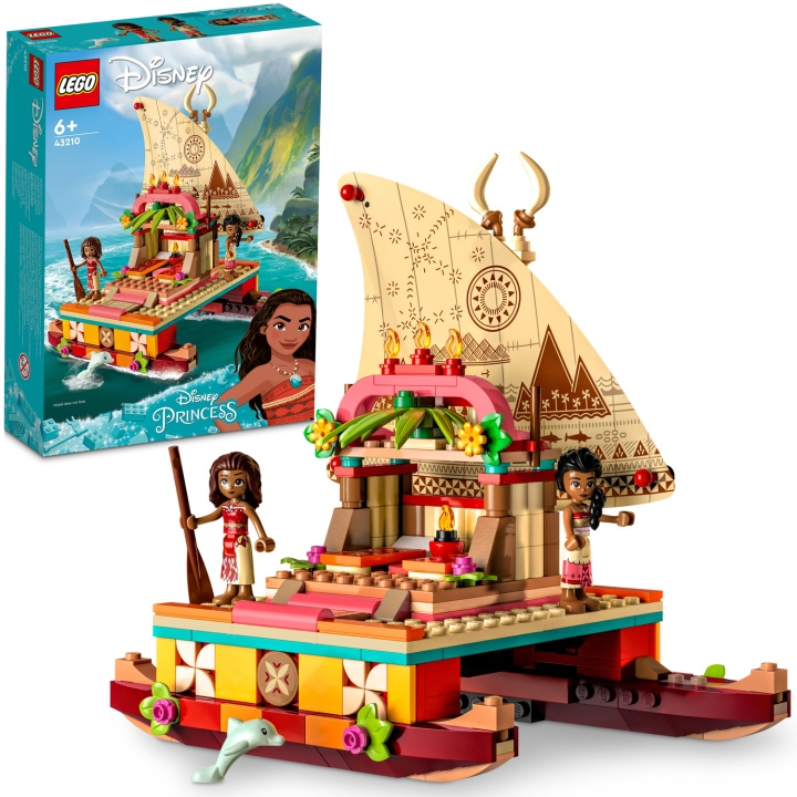 Lego Vaiana navigasjonsbåt 43210 i gruppen LEKER, BARN OG BABY / Leker / Byggeleker / Lego hos TP E-commerce Nordic AB (C15355)